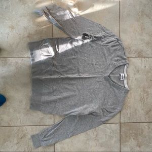 grey sweater, barely worn